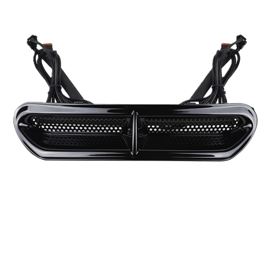 Eagle Lights Batwing LED Vent Insert (DRL/Turn Signal) - Black (Black)