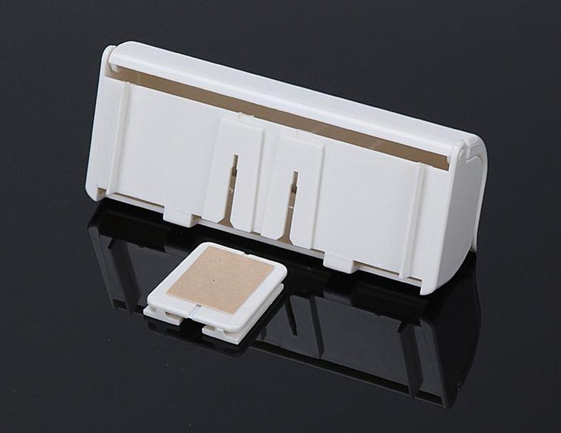Eslite Toothbrush Holder with Cover (Ivory White)