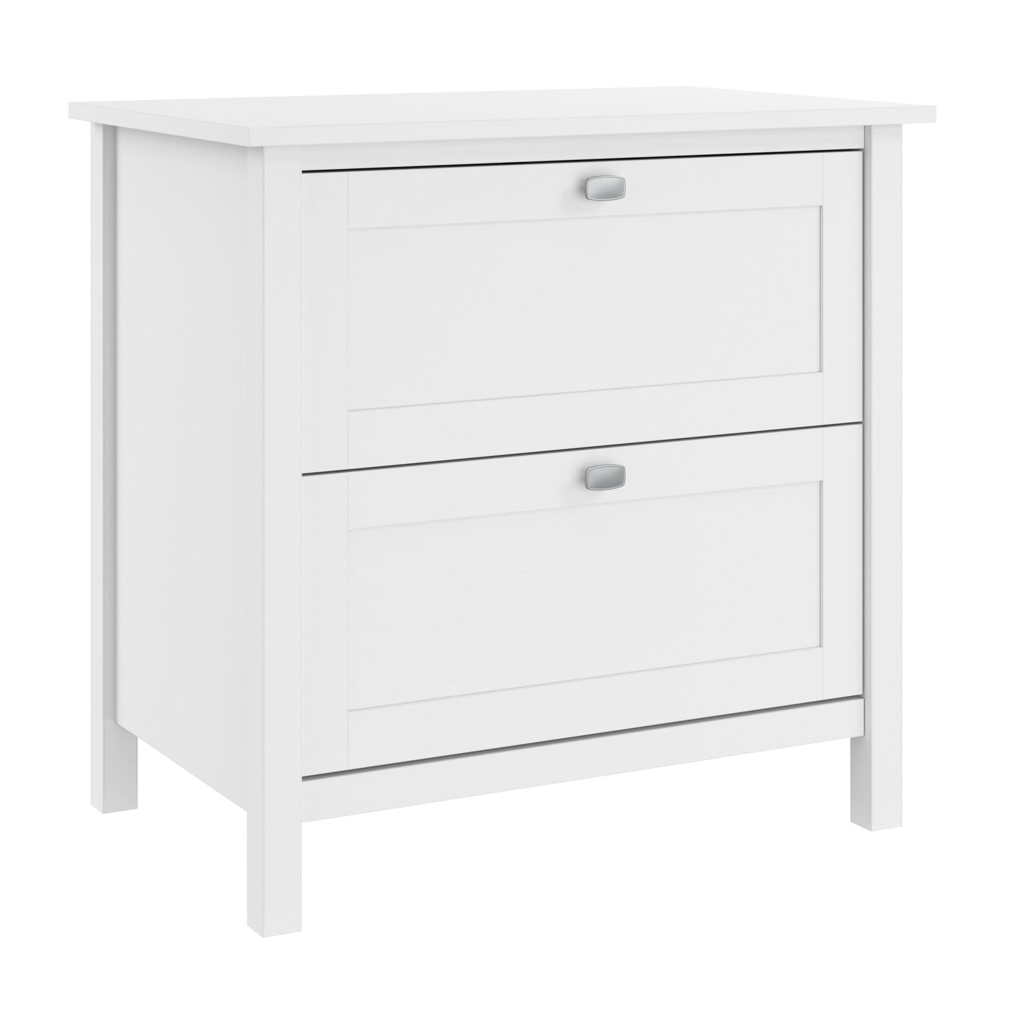 Bush Home Broadview 2 Drawer Lateral File Cabinet in Pure White