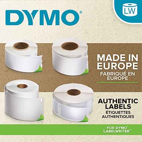 DYMO Authentic LabelWriter Return Address Labels | 25 mm x 54 mm | Self-Adhesive | Roll of 500 Easy-Peel Labels | for LabelWriter Label Makers | Made in Europe