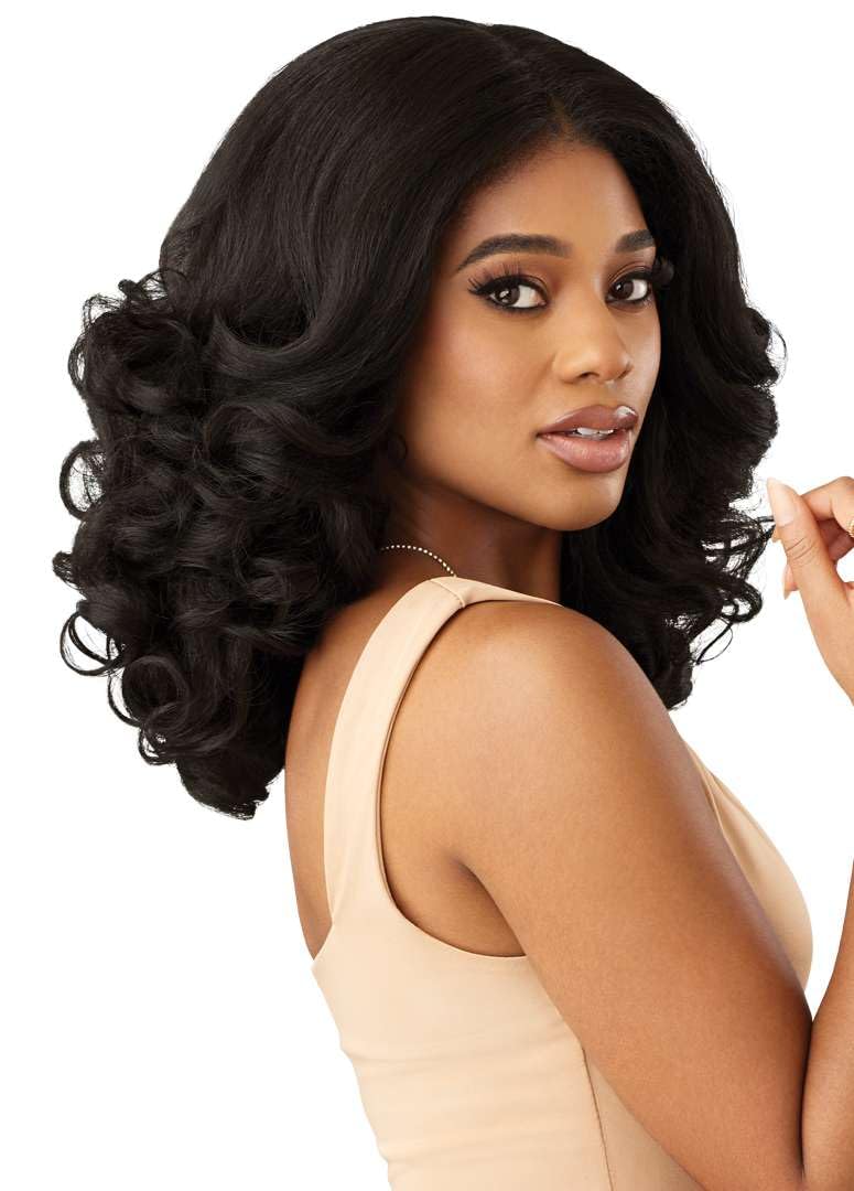 Outre Melted Hairline - Kinky Soft Edges - Kinky Soft 2 (BLACK BERRY)