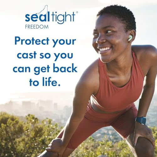 Brownmed Seal-Tight Freedom Cast & Bandage Protector - Waterproof Shower Cover for Arm Casts & Injuries - Universal