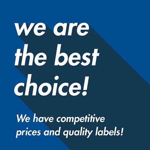 Reduced for Quick Sale Now for Retail Clearance Price Tag Stickers - 1.65 x 1.15 Inch Custom Writable Label Pricing Stickers - Pressure Sensitive Adhesive, Semi-Gloss Coated - 300 Labels/Roll