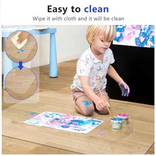 BesWin Office Chair Mat, Heavy Duty Desk Chair Mat for for Hardwood Floor, Easy Glide Clear Floor Protector for Home or Office, Easy to Clean and Flat Without Curling, 48"x36"