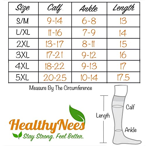 Seniors Care 15-20 mmHg Zipper Compression Leg Calf Open Toe Socks (Gray, 4X-Large)