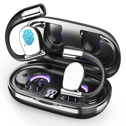 AI OWS Language Translator Earbuds, Real-Time 3-in-1 Translation Earbuds 144 Languages & Accents, Translation Device for Travel Business Learning,Black