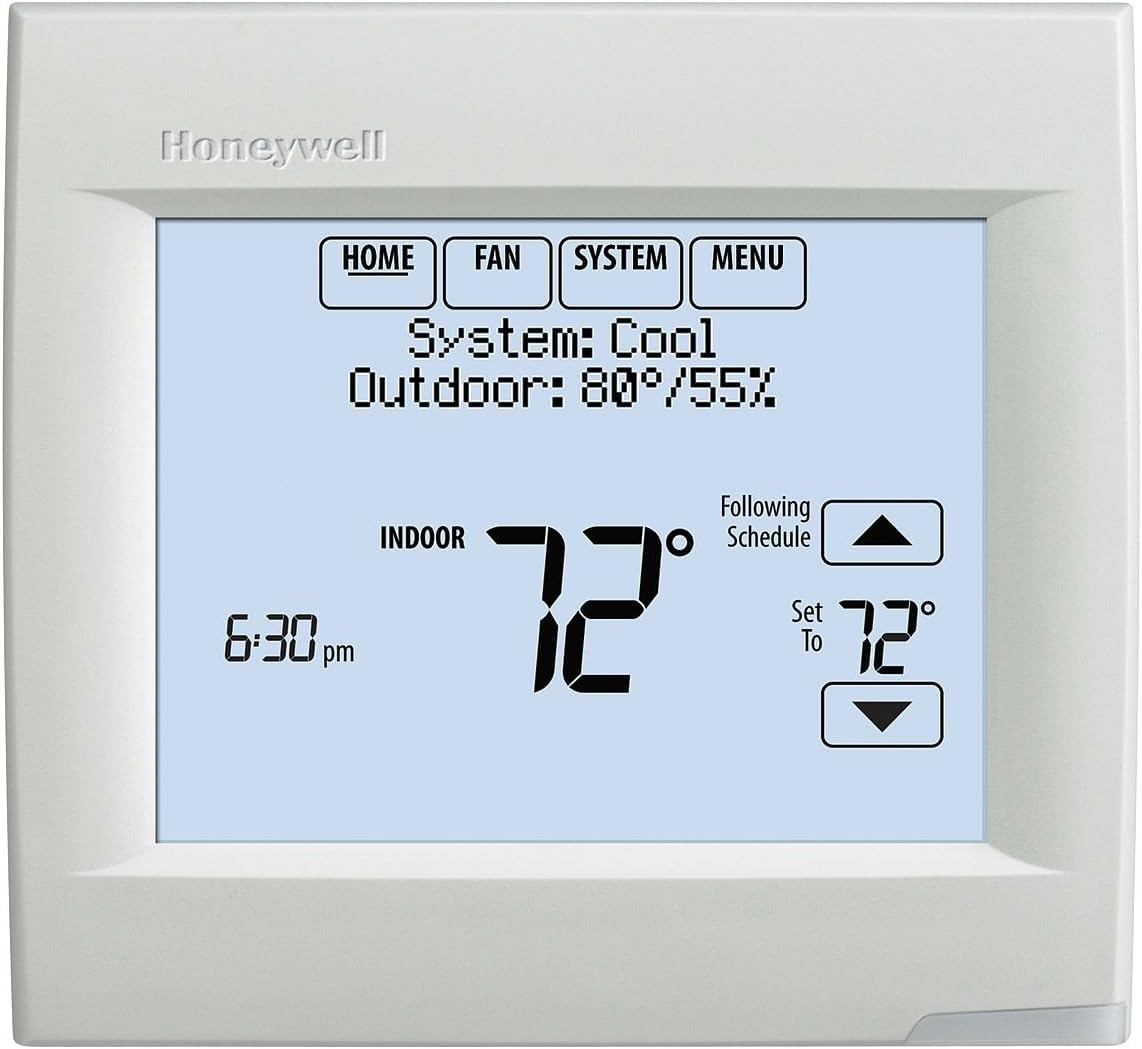 Honeywell TH8320R1003 Honeywell VisionPro Heat/Cool Digital Thermostat, White