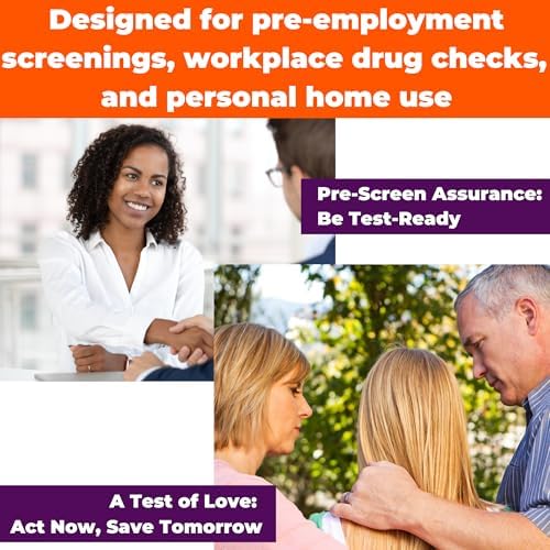 [100 Pack] EZCHECK® 6-Panel Drug Test - at-Home Rapid Urine Screening Kit for 6 Most Used Drugs: (THC-Marijuana, BZO-Benzos, MET-Meth, OPI/MOP-Opiates, AMP-Amphetamine, COC) - FSA/HSA Eligible