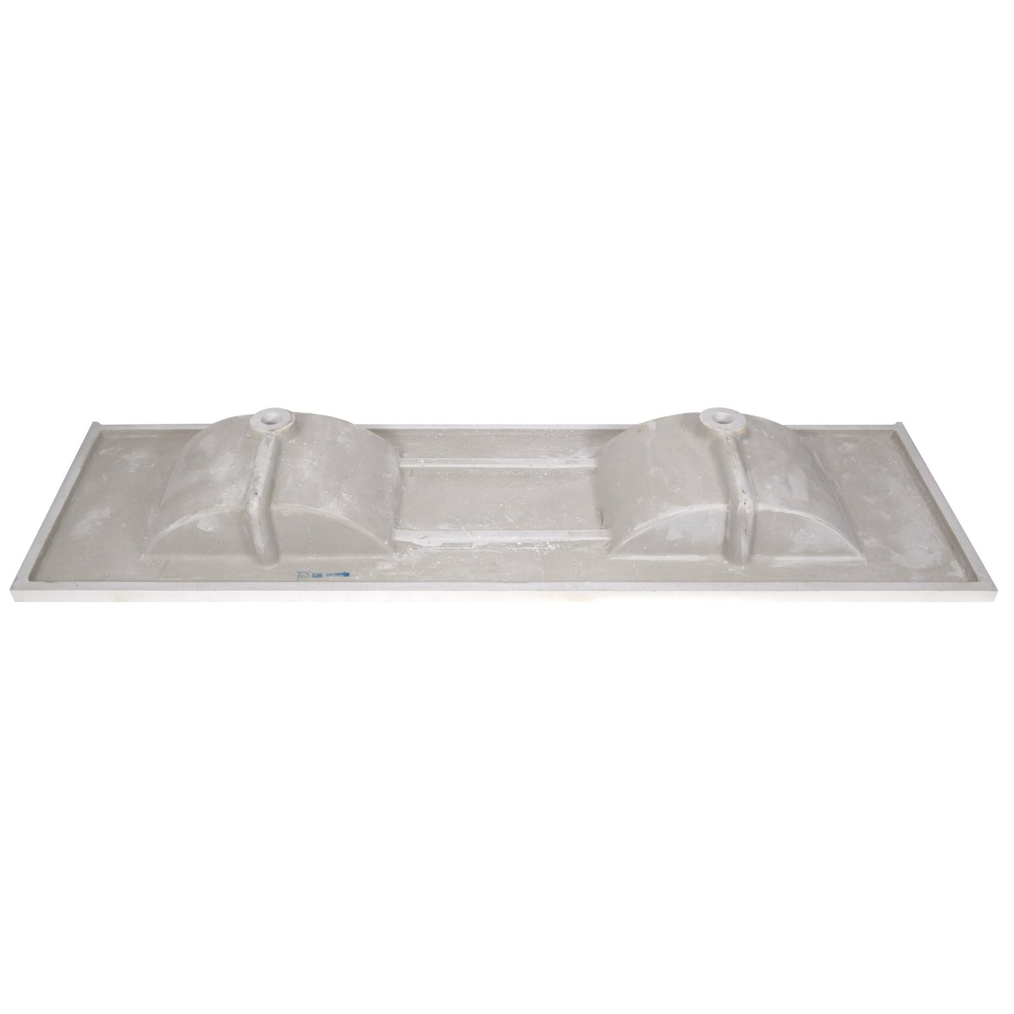 Design House 73-Inch Camilla II Modern Vanity Top with Double Sinks and Backsplash, Improved Packaging, Solid White – Design House, 630277