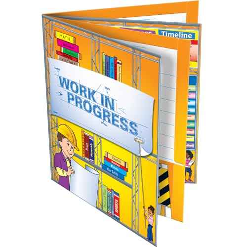 Really Good Stuff Work-in-Progress 4-Pocket Folders - 12 folders - Bulk School Supplies, Take Home Organizer for Students, Classroom Essentials