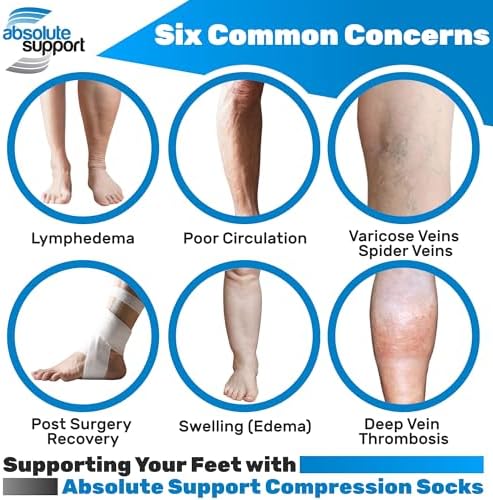 Made in USA - T.E.D. Anti Embolism Compression Socks for Women and Men 15-20mmHg