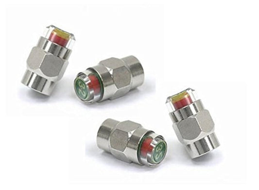 Gozens 26-80psi TPMS Tire Pressure Monitor Valve Stem Cap Tyre Sensor Indicator (28 PSI)