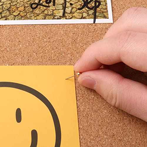 480 PCS Push Pins Metallic Color Map Tacks 1/8 inch Round Head with Stainless Point Head Marking Pins for Bulletin Board Map Picture Photo (Six Colors)