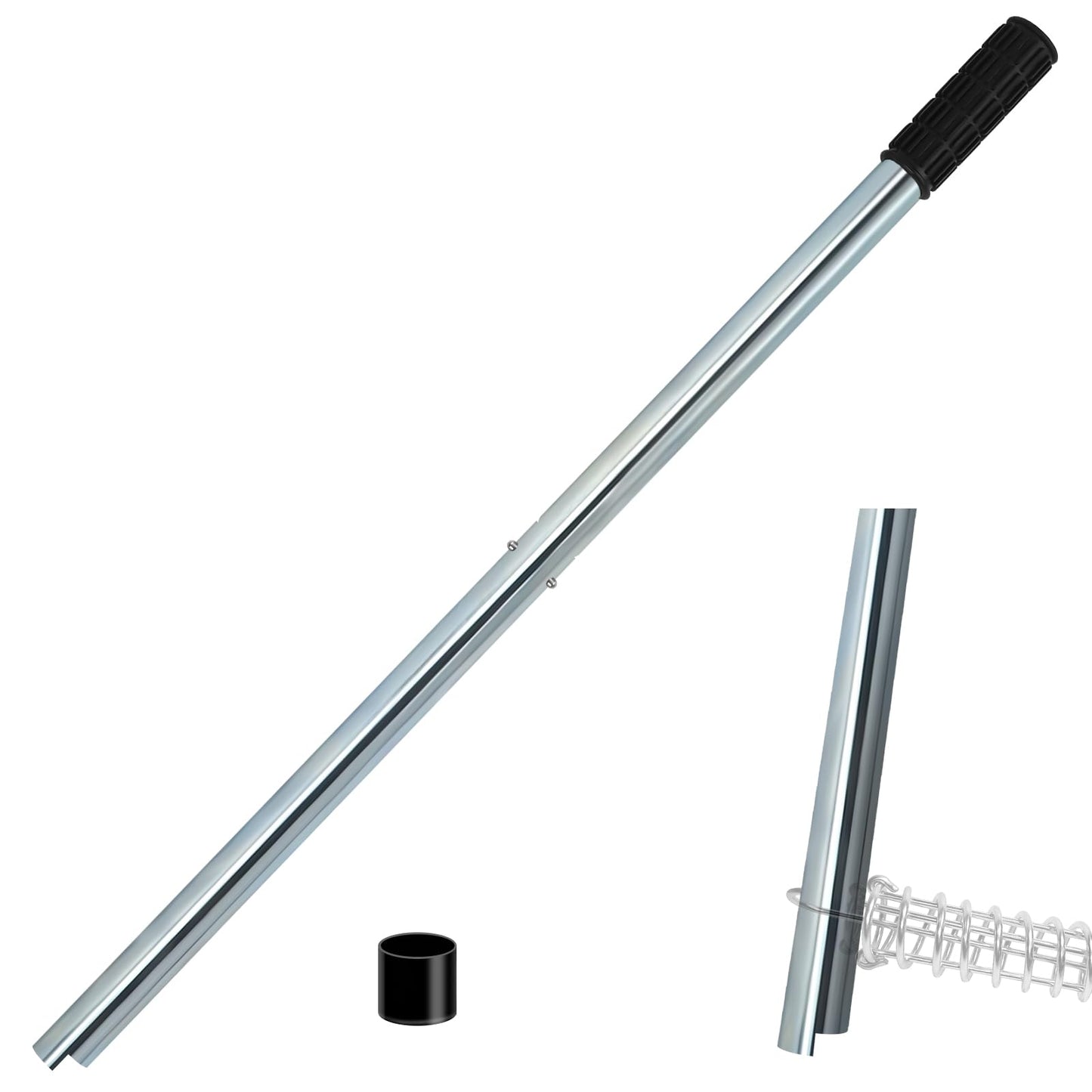 31-1/2 inch Pool Cover Tool, Extra Long Pool Cover Installation Tool, Swimming Pool Safety Cover Installation and Removal Rod Tool, Suitable for All Standard Pool Cover Anchors