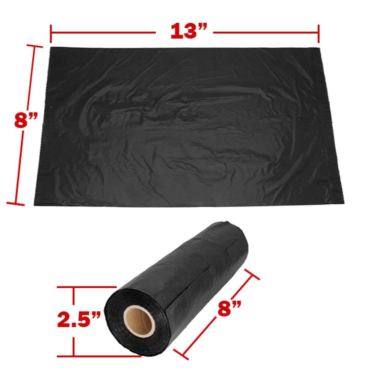 Zero Waste USA Commercial Grade 4 Dog Waste Station Refill Bags Bundle - 6,000 roll bags in 30 rolls of 200 & 4 rolls of 50 Dog Waste Station Can Liners - 40% Thicker competitor brands Roll Bags