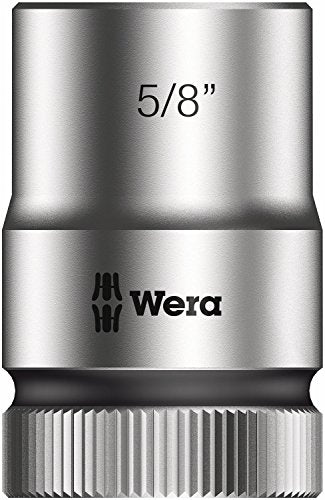 Wera 05004079001 8100 SC 9 Zyklop Imperial Speed Ratchet Set, 28 Piece, 1/2" Drive