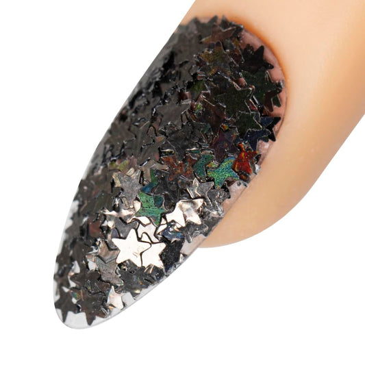 Young Nails Art Glitters - Premium Loose Nail Glitter Powder for Acrylic Nails & Gel Nails, Nail Sequins, Nail Sparkles, Nail Art Powder, Fine & Chunky Glitter, Durable, Alt Comedy, 1 oz