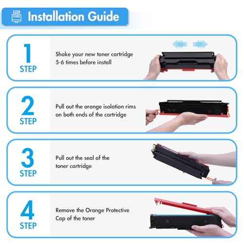 TRUE IMAGE Compatible Toner Cartridge Replacement for Canon 046 046H CRG-046H for Canon Color ImageClass MF733Cdw MF731Cdw MF735Cdw LBP654Cdw MF733 MF731 Printer Ink (Black, 2 Pack)