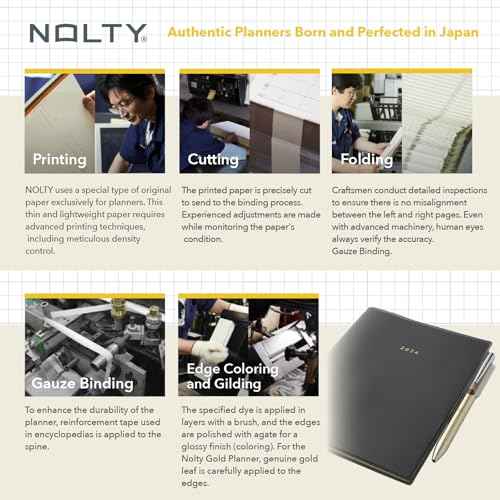 NOLTY Business Basic Diary A5 Weekly Planner 2026, January Start, Japanese Edition, Blue, 2026-6701