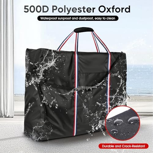 Rollator Travel Bag - Waterproof Wheelchair Bag for Folding Walker, Compact Wheelchair Transport Chair Portable Carry Case Cover for Car & Airplane TSA Traveling (34" Lx17 Wx42 H)