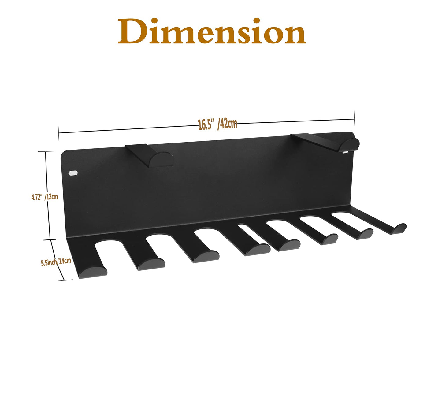 2 Tier Multi-Purpose Heavy Duty Storage Rack for Resistance Bands, Straps, Jump Ropes, Foam Rollers, Chains, Weight Belts, Tools