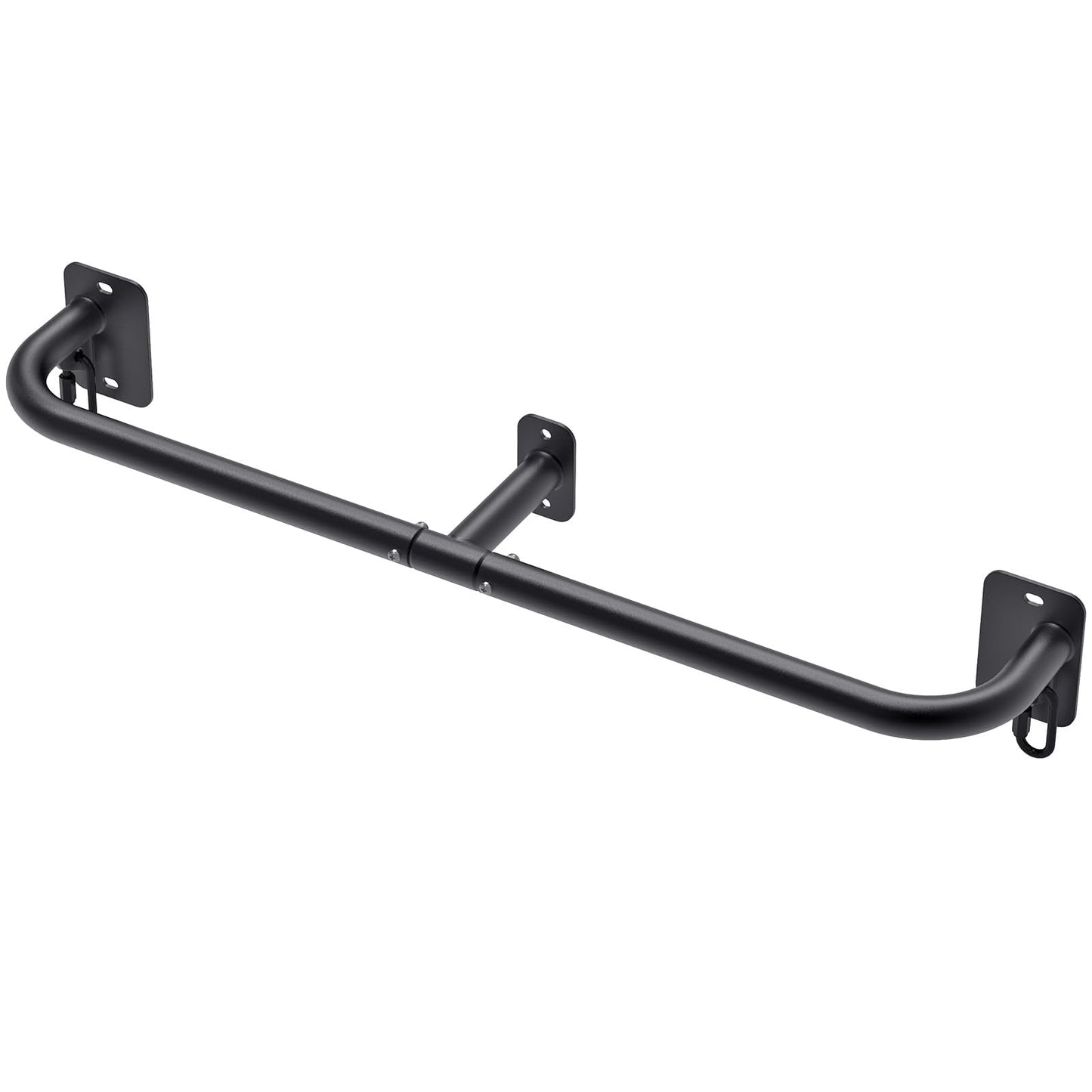 SELEWARE Heavy Duty Wall Mount Pull Up Bar, 450LB Capacity Joist Mount Chin Up Bar for Doorway, Sturdy Steel Construction, w/Resistance Band Hooks, Fits 32" Wall Studs for Home Gym Strength Training"