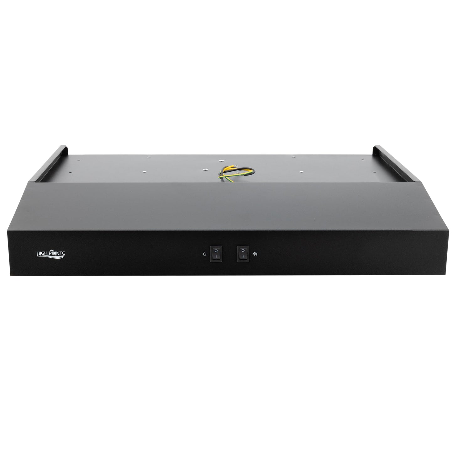 High Pointe 12V Range Hood | Stainless Steel Finish | LED Lamp | Grease Filter (Black, 22")