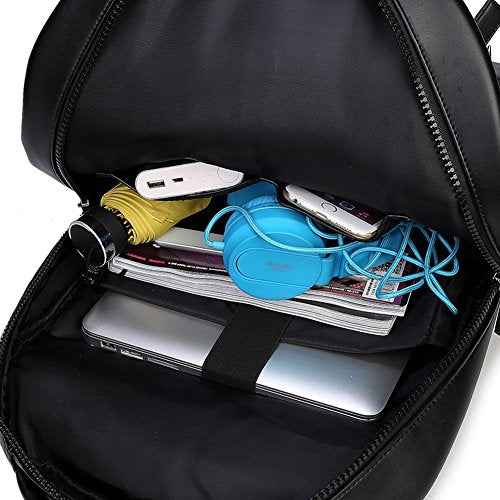 3D Animal Head Backpack, Studded PU Leather Cool Laptop Backpack College Bookbag