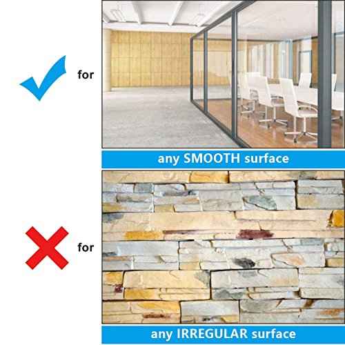 AFMAT PP06 White Board Wallpaper, Whiteboard Roll, Stick on White Boards for Wall, 1.5x11ft Peel and Stick Dry Erase Roll, Stain-Proof, Super Sticky Whiteboard Sticker for Wall/Table/Door, 2 Rolls