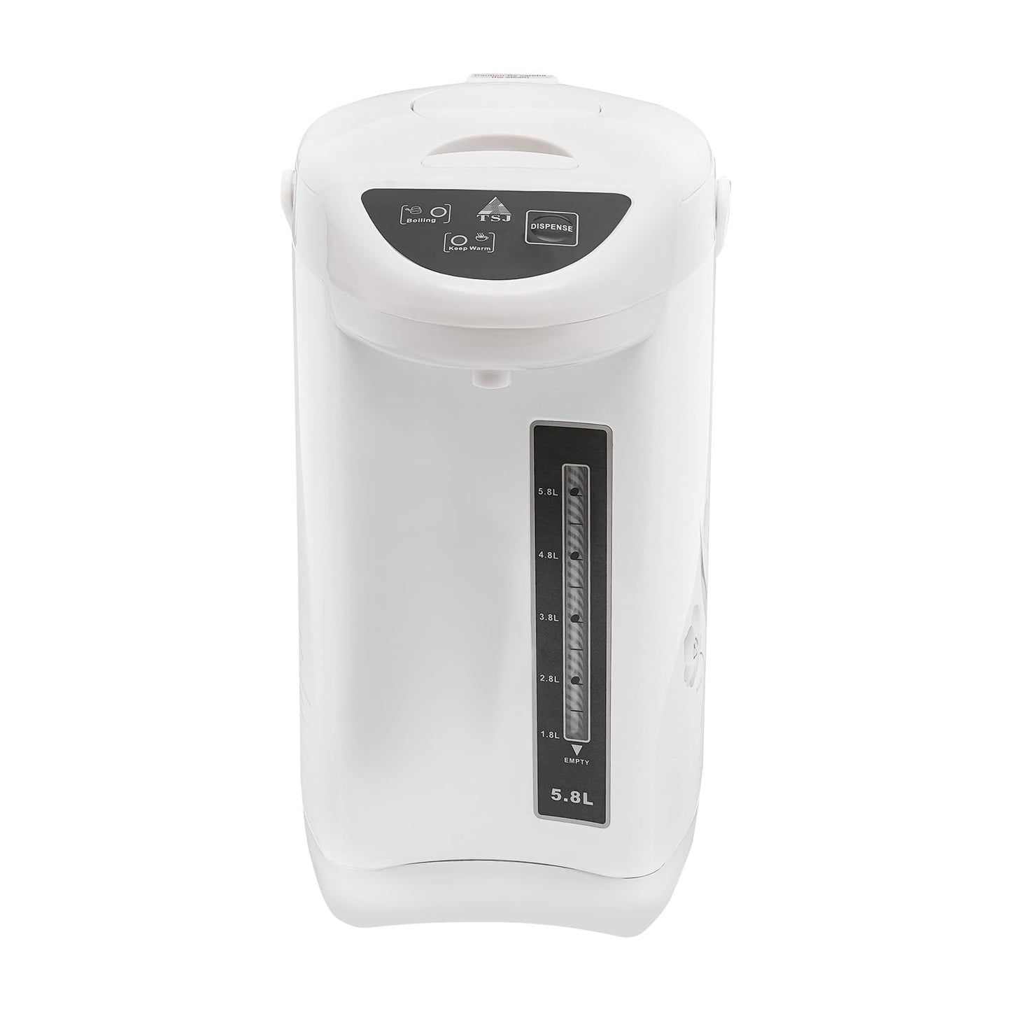 Water Boiler & Warmer 5.8Liter, 304 Stainless Steel Removable Water Tank, Electric Kettle 750W 3 Water Dispensing Modes, Insulated Stainless Steel with Filter Outlet, Rapid Heating (White)