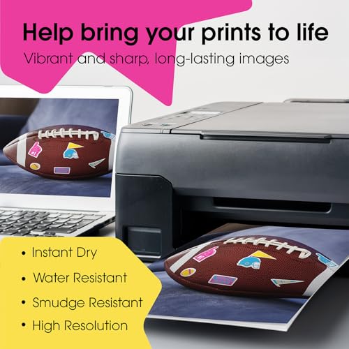 PPD Satin Photo Paper for Inkjet Printer, Premium Pearl Luster Finish 11 x 17 Size Sheets for Printable Photos, Thick 255 gsm 68 lbs 10.5 mil, White, Water Resistant & Instant Dry Prints (50 Pack)