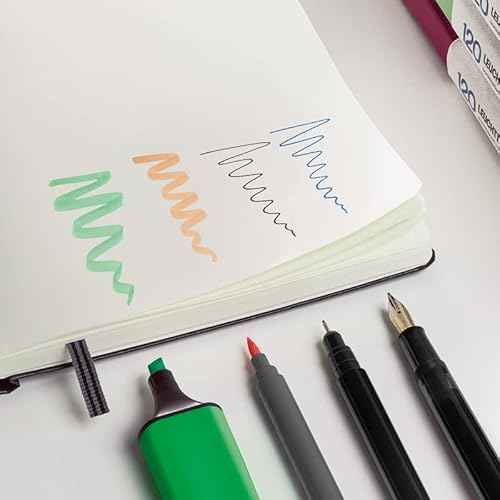 LEUCHTTURM1917-120G Special Edition - Medium A5 Plain Hardcover Notebook (Nordic Blue) - 203 Numbered Pages with 120gsm Paper