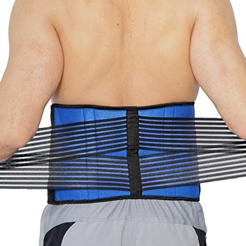 NeoTech Care Neoprene Back Brace for Optimal Support and Pain Relief - Adjustable Compression Belt for Lumbar Stability - Comfortable and Breathable Lower Back Support (Black, Size 3XL)