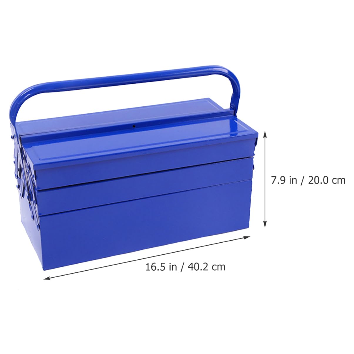 Veemoon Metal Tool Box Organizer Multi Iron Storage for and Workshop Durable and Portable Tool Chest with Easy