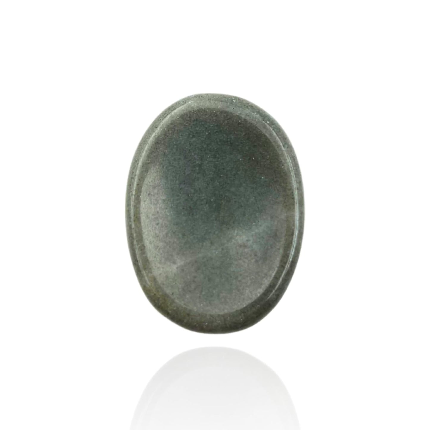 GEMSCITE Blue Aventurine Thumb Worry Stones Metaphysical Gemstone Crystal Healing Reiki Men Women Gift FENG Shui Positive Energy Love Wellness Palm Stones Wicca Powerful