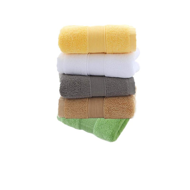 JININQ 700GSM 2Piece Hand Towels -100% Cotton for Bathroom,Kitchen,Beauty,Spa,Gym,Household face Towel,Highly Absorbent Towels(13.7 x 29.5 Inches) (Yellow)