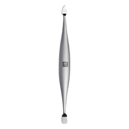 ZWILLING Cuticle Pusher (nail cleaner, double ended tool, suitable for natural and artificial nails), Premium, Silver, 5 inch