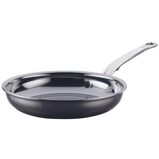 Hestan - NanoBond Collection - Titanium Stainless Steel 8.5-Inch Frying Pan - Toxin, PFAS, & Chemical Free Clean Cookware, Induction Cooktop Compatible