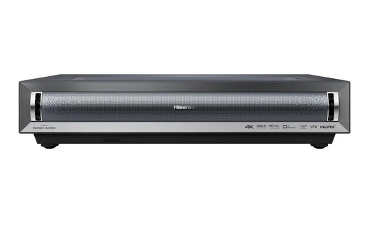 Hisense PX3-PRO Ultra Short Throw Triple Laser Projector, 4K UHD, 80” – 150”, 3,000 Lumens, 3000:1 Contrast, Dolby Vision & Atmos, IMAX Enhanced, 240 High Refresh Rate, Google TV, Designed for Xbox
