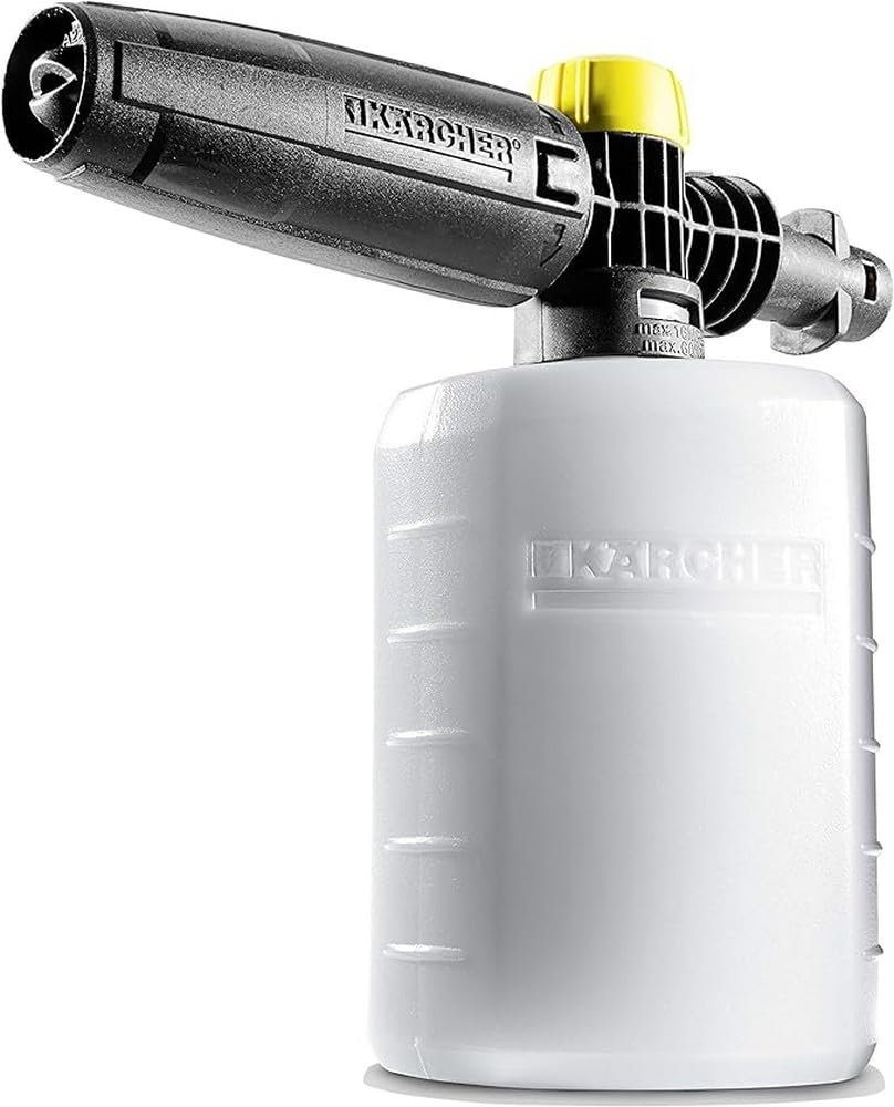 Kärcher K5 Power Control Max 2500 PSI Electric Pressure Washer with Vario & Kärcher - FJ6 Foam Cannon Spray Nozzle - for Kärcher Electric Power Pressure Washers K1-K5