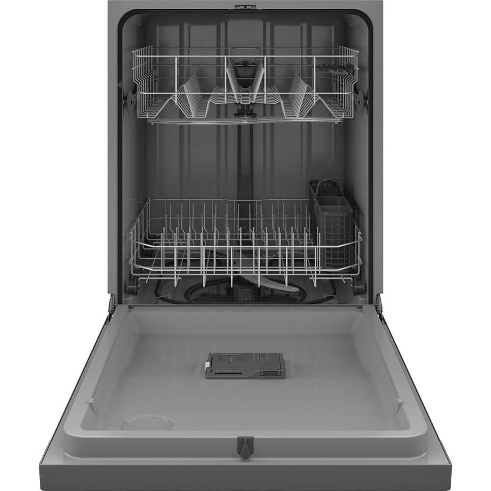 GE GDF535PSRSS 24 in Built in Dishwasher with Front Controls, Stainless Steel