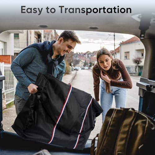 Rollator Travel Bag - Waterproof Wheelchair Bag for Folding Walker, Compact Wheelchair Transport Chair Portable Carry Case Cover for Car & Airplane TSA Traveling (34" Lx17 Wx42 H)