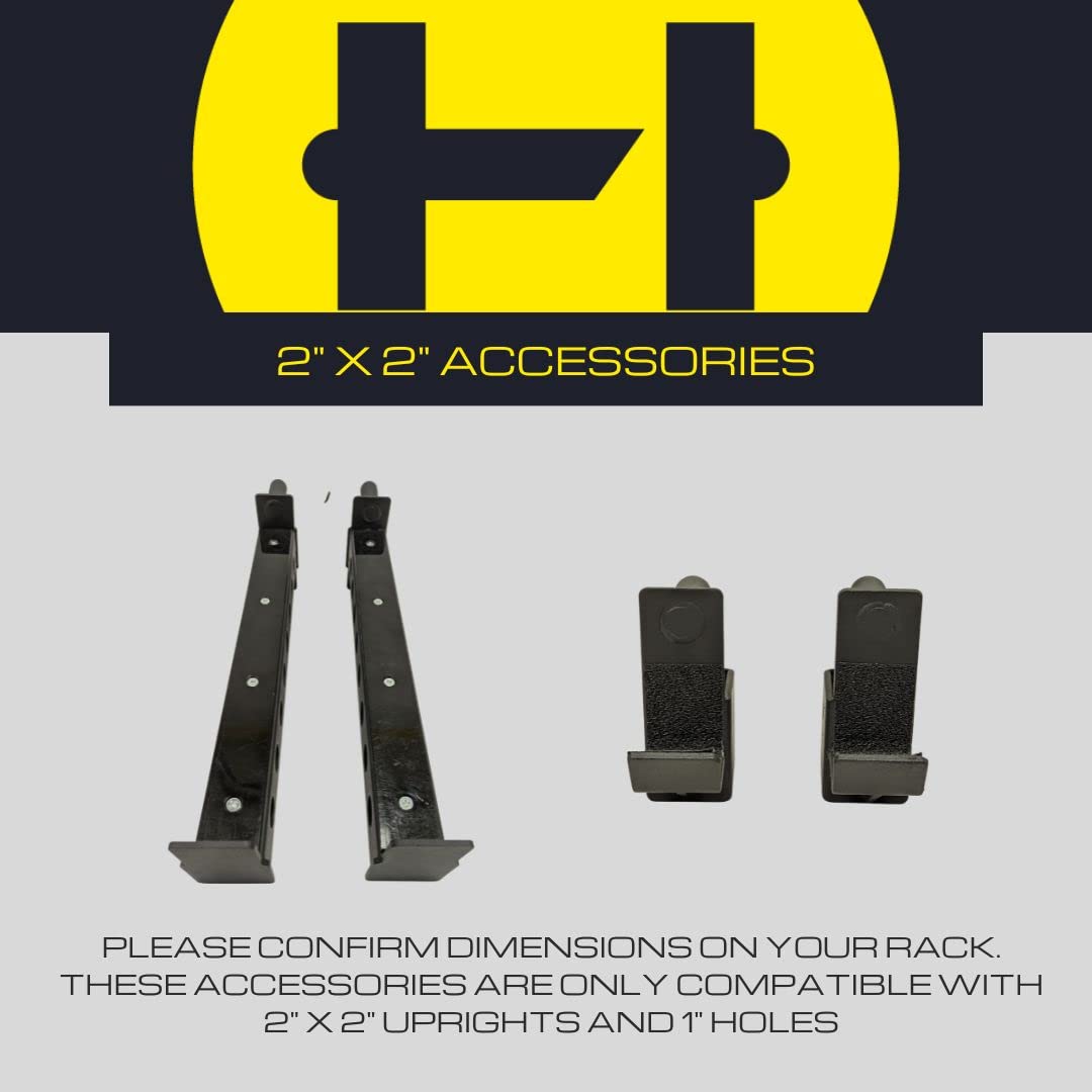 2" x 2"" Power Cage Squat Rack Attachments & Accessories"