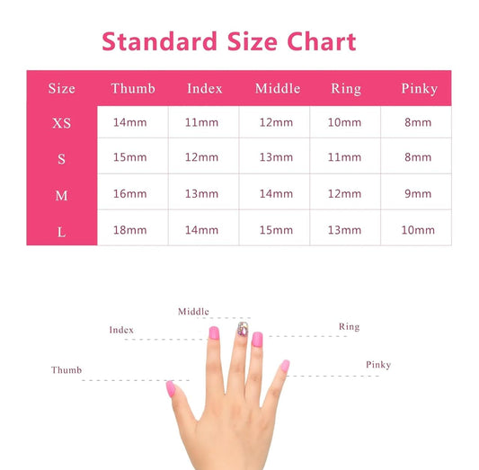 LOVFUL Press on Nails | Handmade with Full Covered Crystals | Reusable Fake Nails | Stiletto Classic Regular 1.3 in| (Pink Glitter, M)