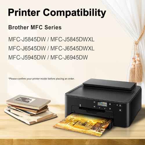 MS DEER LC3037 BK/C/M/Y Ink Cartridges Compatible Replacement for Brother LC3037XXL LC3039XXL LC 3037 XXL High Yield Work for MFC-J6945DW MFC-J6545DW MFC-J5845DW MFC-J5945DW Printer 4-Pack