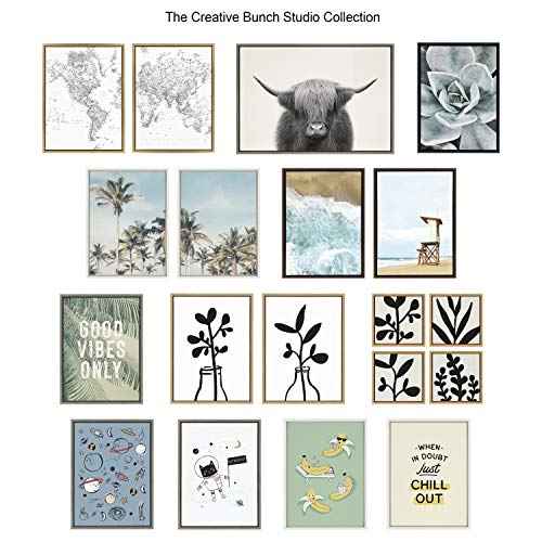 Kate and Laurel Blake This Week Framed Pink Printed Glass Dry Erase Wall Art by The Creative Bunch Studio, 18x24 Gold, Weekly Calendar Printed Glass Wall Organizer