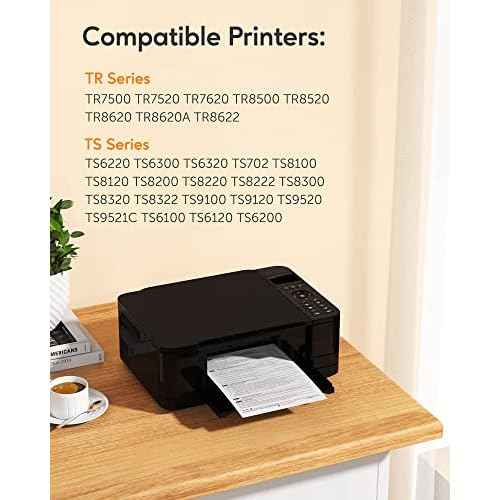 PGI-280XXL/CLI-281XXL Ink Cartridges Compatible Replacement for Canon 280 281 Ink Cartridges Use to Canon Pixma TS8120 TS9120 TS8220 6 Value Pack