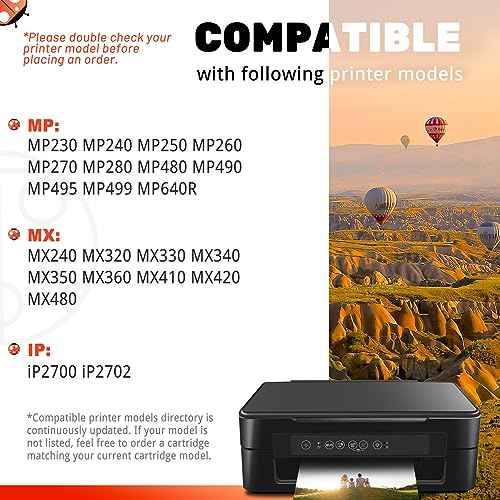 COCCINK 211XL Color Ink Cartridge for Canon pixma MP230 MP240 MP250 MP280 MP480 MP490 MP495 MX340 IP2702 MX320 MX330 for Canon 211 XL CL-211 Printer Remanufactured (1 Color)