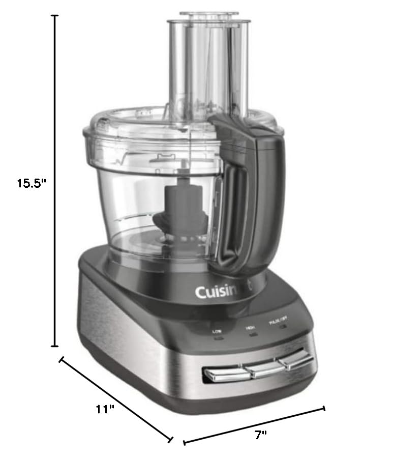 Cuisinart FP-110AG Core Custom 10-Cup Multifunctional Food Processor, Anchor Gray
