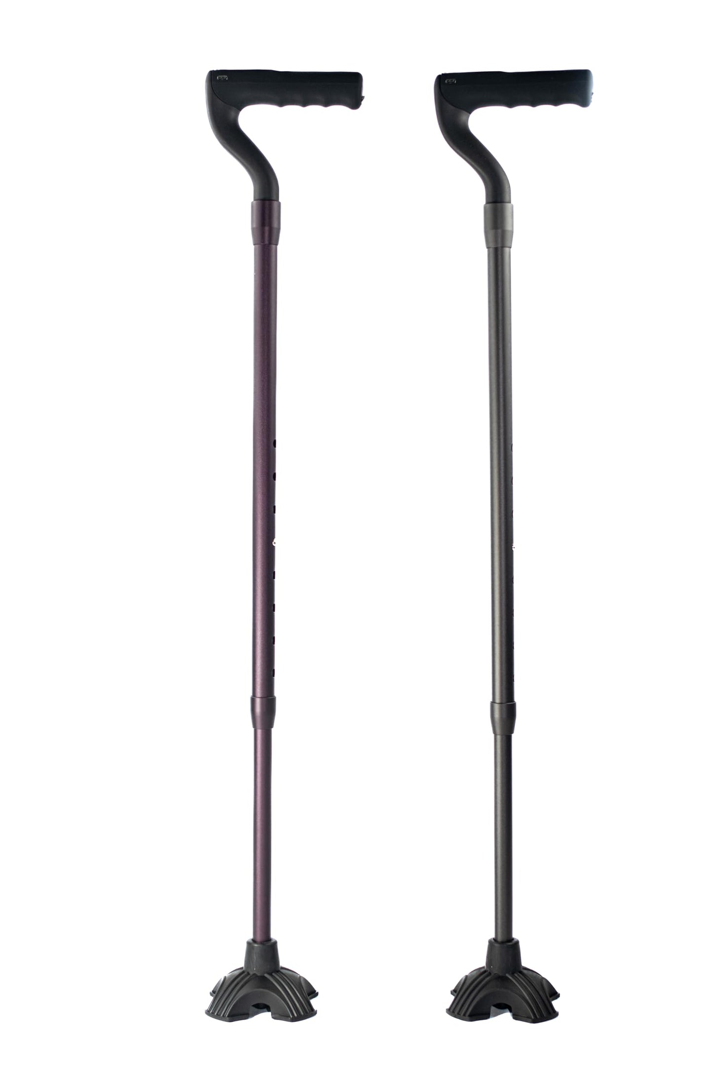 Vital Cane Smart Walking Stick with Health Monitoring, Digital Display, Blood Pressure, Pulse Oximeter, Temperature Sensor, Black